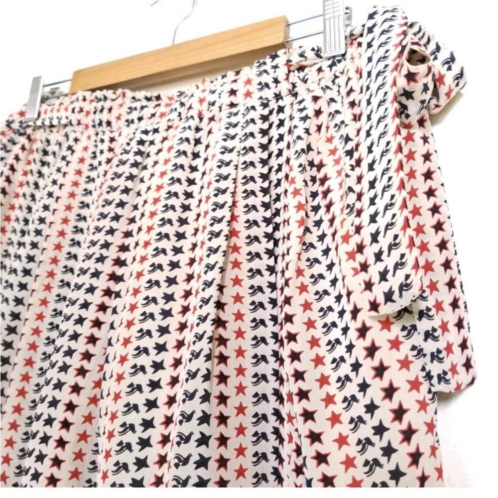 New Isabel Marant Etoile 100% silk Maya starprint skirt - Picture 10 of 15